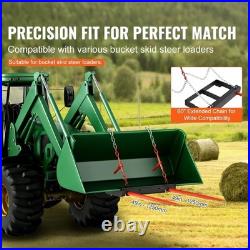 49 Hay Spear Bale Spears Skid Steer Loader Tractor Attachment 3000lbs