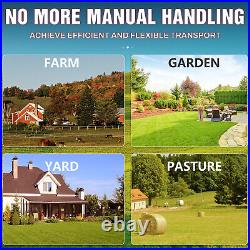 49 Hay Spear Bale Spears Skid Steer Loader Tractor Attachment 3000lbs Loading