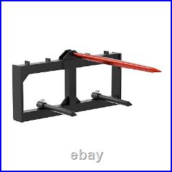 49 Hay Spear Bale Spears Skid Steer Loader Tractor Attachment 3000lbs Loading