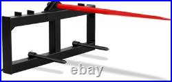 49 Tractor Hay Spear Sleeve Skid Steer Loader 3000lbs Quick Attach Bobcat