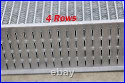 4 Row Aluminum Radiator Fits Skid Steer Loaders Bobcat 643 642 642B 722 742 743