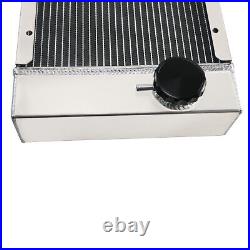 4 Row Aluminum Radiator Fits Skid Steer Loaders Bobcat 643 642 642B 722 742 743