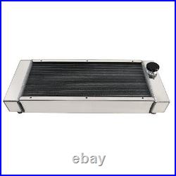 4 Row Aluminum Radiator Fits Skid Steer Loaders Bobcat 643 642 642B 722 742 743