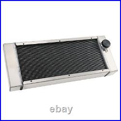 4 Row Aluminum Radiator Fits Skid Steer Loaders Bobcat 643 642 642B 722 742 743