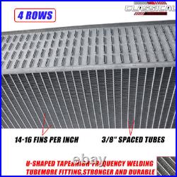 4 Row Aluminum Radiator for Bobcat Skid Steer 642 642B 643 722 742 743 # 6571713