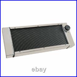 4 Row Aluminum Radiator for Bobcat Skid Steer 642 642B 643 722 742 743 # 6571713