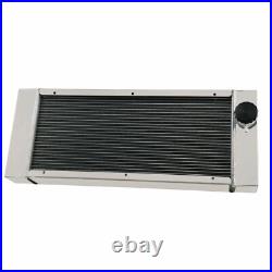 4 Row Aluminum Radiator for Bobcat Skid Steer 642 642B 643 722 742 743 # 6571713