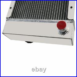 4 Row Aluminum Radiator for Bobcat Skid Steer 642 642B 643 722 742 743 # 6571713
