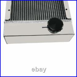 4 Row Aluminum Radiator for Bobcat Skid Steer 642 642B 643 722 742 743 # 6571713