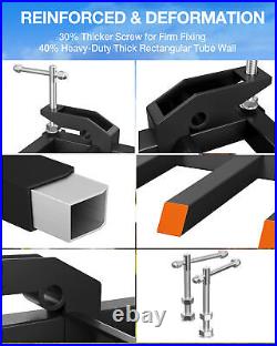 58 Clamp on Debris Forks to 4000lbs Pallet Tractor for Loader Bucket Skid Steer