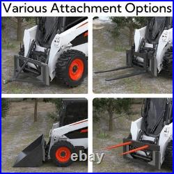 5/16 3/8 1/2 Quick Tach Attachment Skid Steer Mount Plate Adapter Loader