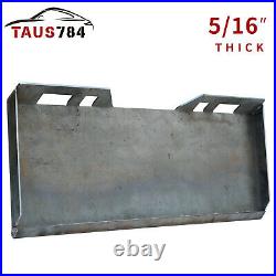 5/16 Quick Tach Attachment Mount Plate For Skid Steer Loader Tractor Bobcat