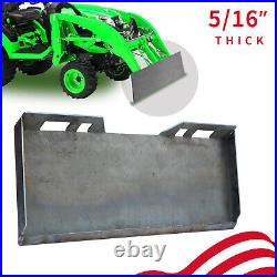 5/16 Quick Tach Attachment Mount Plate Heavy Duty Steel Front Loader Plate