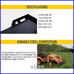 5/16in Quick Tach Attachment Mount Plate Trailer-Adapter Skid Steer Loader