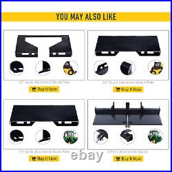 5/16in Quick Tach Attachment Mount Plate Trailer-Adapter Skid Steer Loader