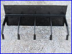 5 Tine Ripper Soil Tiller Fits Skid Steer Quick Attach Free Shipping