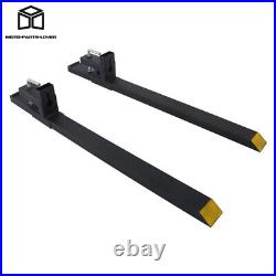 60Inch 4000LBS Clamp on Bucket Pallet Forks Tractor Loader Skid Steer Attach