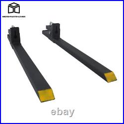 60Inch 4000LBS Clamp on Bucket Pallet Forks Tractor Loader Skid Steer Attach