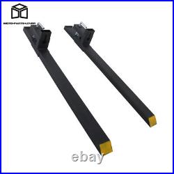 60Inch 4000LBS Clamp on Bucket Pallet Forks Tractor Loader Skid Steer Attach