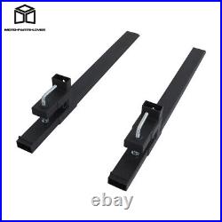 60Inch 4000LBS Clamp on Bucket Pallet Forks Tractor Loader Skid Steer Attach