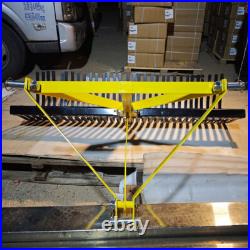 60'' 3 Point 3 Pt Landscape Rock Rake For Category 1 Skid Steer Tractors Loader