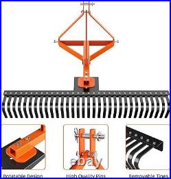 60'' 3 Point Landscape Rock Rake Fit For Category 1 Compact Tractors Loader 60'' 3 Point Landscape Rock Rake Fit For Category 1 Compact Tractors Loader