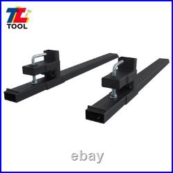 60 4000LBS Clamp On Bucket Loader Attachment Skid Steer Tractor Pallet Forks