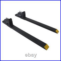 60 4000lbs Clamp on Pallet Forks For Tractor Attachments Skid Steer Loader