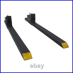 60 4000lbs Clamp on Pallet Forks For Tractor Attachments Skid Steer Loader