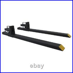 60 4000lbs Clamp on Pallet Forks For Tractor Attachments Skid Steer Loader