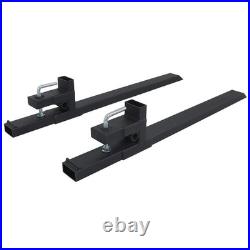 60 4000lbs Clamp on Pallet Forks For Tractor Attachments Skid Steer Loader