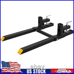60 4000lbs Pallet Forks Heavy Duty Tractor Forks for Loader Bucket Skid Steer