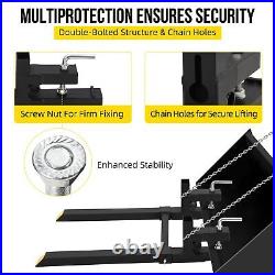 60 4000lbs Pallet Forks Heavy Duty Tractor Forks for Loader Bucket Skid Steer