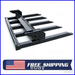 60 Clamp Debris Forks Tractor Skid Steer Loader Bucket Pallet Forks Heavy Steel