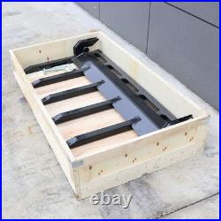 60 Clamp Debris Forks Tractor Skid Steer Loader Bucket Pallet Forks Heavy Steel