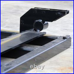 60 Clamp Debris Forks Tractor Skid Steer Loader Bucket Pallet Forks Heavy Steel