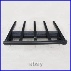 60 Clamp Debris Forks Tractor Skid Steer Loader Bucket Pallet Forks Heavy Steel