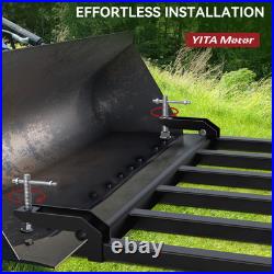 60 Clamp Debris Forks Tractor Skid Steer Loader Bucket Pallet Forks Heavy Steel