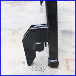60 Clamp Debris Forks Tractor Skid Steer Loader Bucket Pallet Forks Heavy Steel