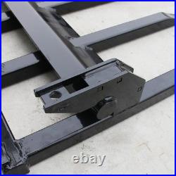 60 Clamp Debris Forks Tractor Skid Steer Loader Bucket Pallet Forks Heavy Steel