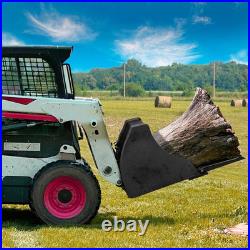 60 Clamp Debris Forks Tractor Skid Steer Loader Bucket Pallet Forks Heavy Steel