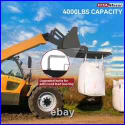 60 Clamp Debris Forks Tractor Skid Steer Loader Bucket Pallet Forks Heavy Steel