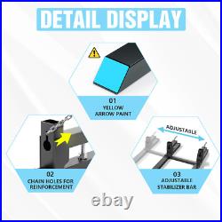 60 Clamp on Pallet Forks 4500lbs for Loader Bucket Tractor with Adjustable Bar