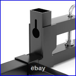 60 Clamp on Pallet Forks 4500lbs for Loader Bucket Tractor with Adjustable Bar