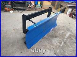 60 New Holland SKIDSTEER Snowplow SKID STEER Snow plow pusher 5' tractor