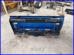 60 New Holland SKIDSTEER Snowplow SKID STEER Snow plow pusher 5' tractor 60 New Holland SKIDSTEER Snowplow SKID STEER Snow plow pusher 5' tractor