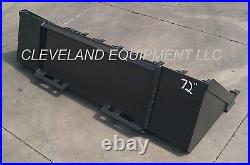 66 LOW PROFILE TOOTH BUCKET Skid Steer Loader Tractor Attachment Teeth Dirt nr