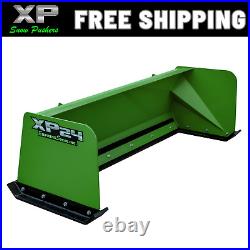 6' Xp24 John Deere Snow Pusher Tractor Loader- Free Shipping- Jd Quick Attach