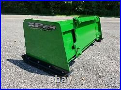 6' Xp24 John Deere Snow Pusher Tractor Loader- Free Shipping- Jd Quick Attach