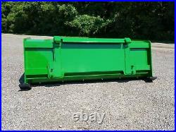 6' Xp24 John Deere Snow Pusher Tractor Loader- Free Shipping- Jd Quick Attach